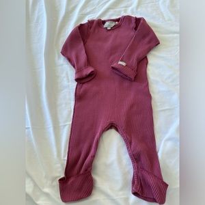 Coccoli One Piece Long Sleeve Maroon 6 months